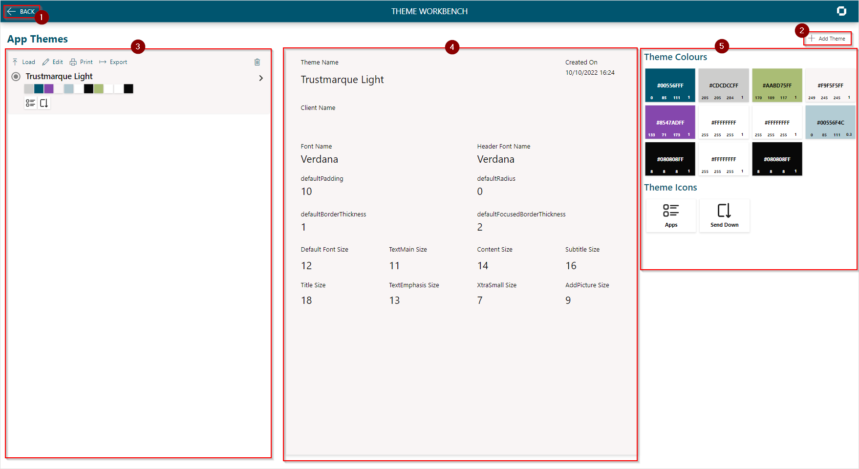 App Themes Workbench