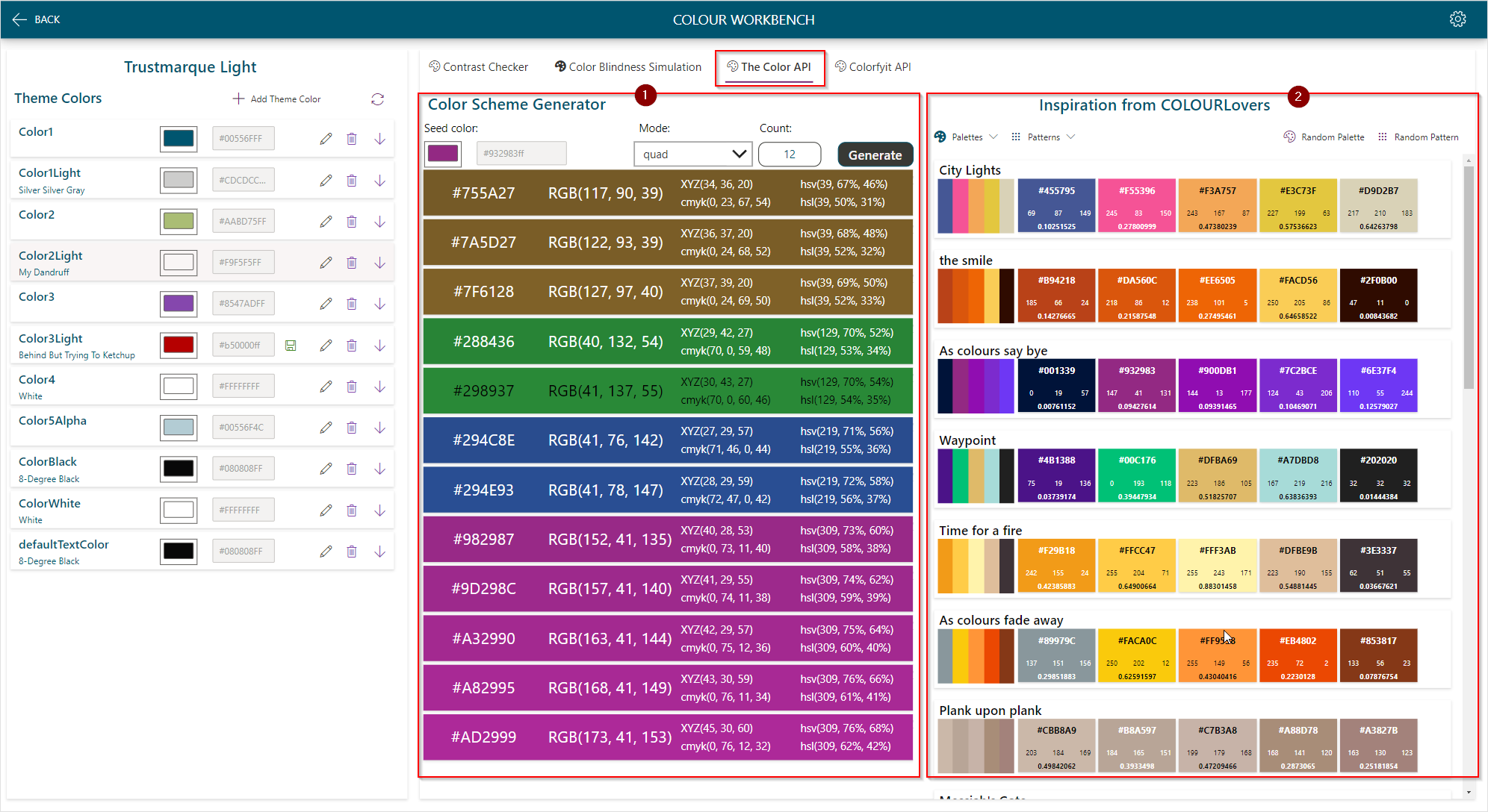 The Color API